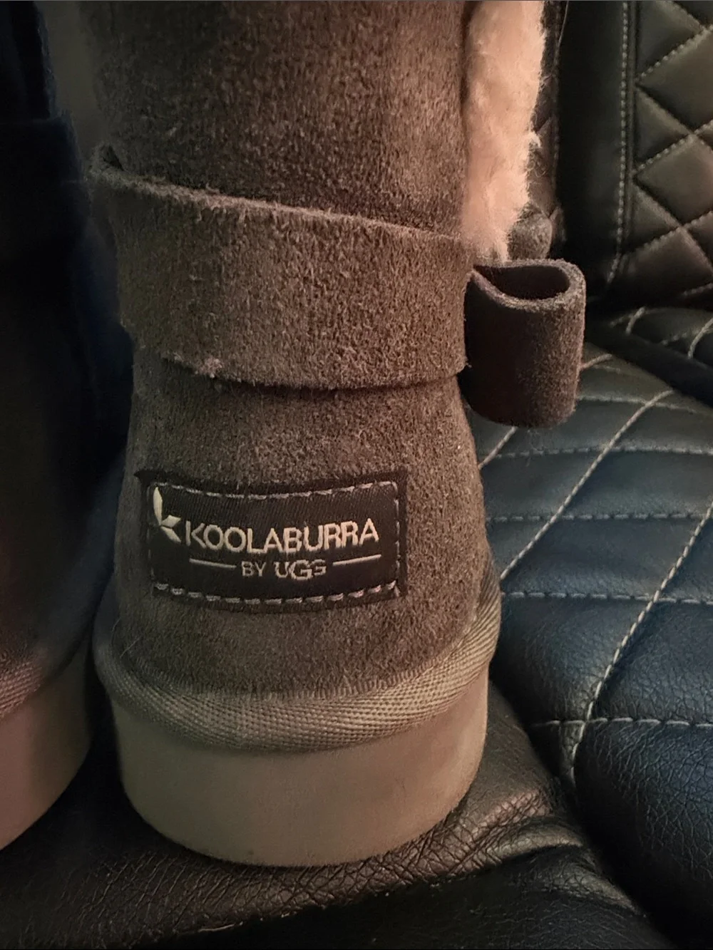 Kookaburra by UGG- Women’s Faux-Suede Shearling Winter Boots - Grey